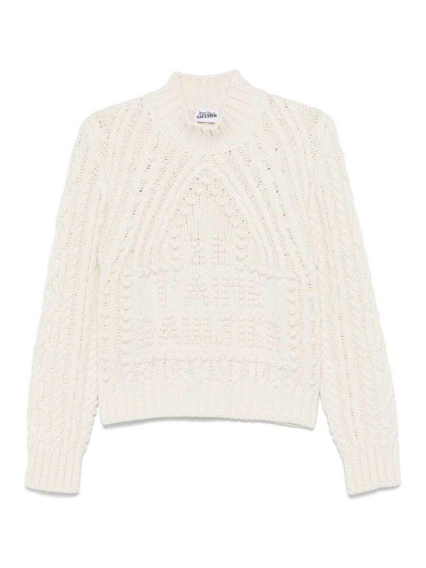 Jean Paul Gaultier Pull Col Rond - Beige