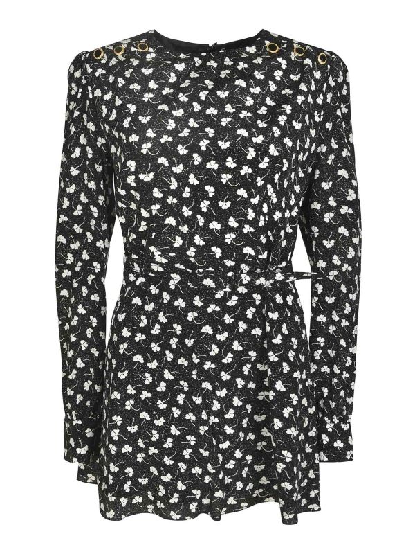 Alessandra Rich Robe Au Genou - Noir