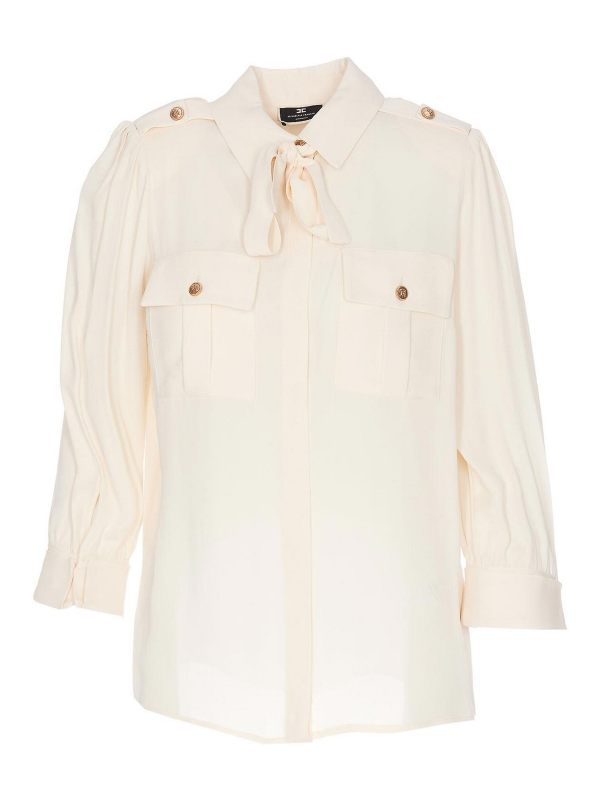Elisabetta Franchi Chemise - Blanc