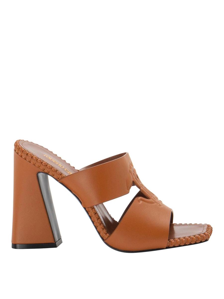 Roberto Cavalli Sandales - Marron