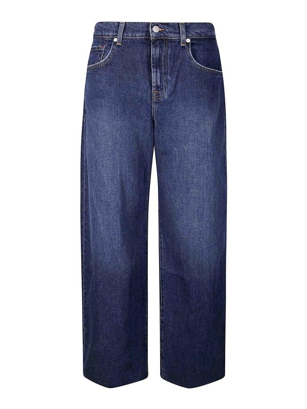 7 For All Mankind Jean Bootcut - Bleu