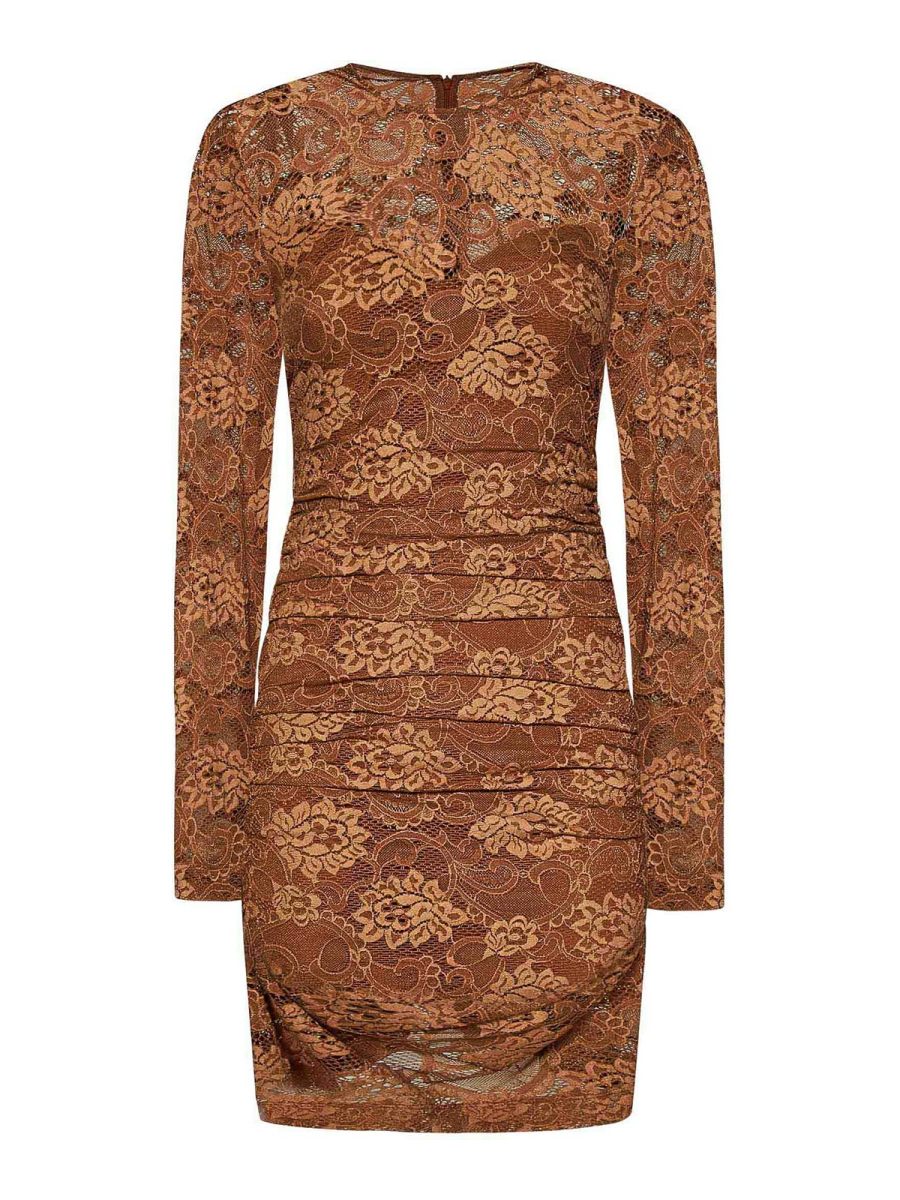 Dolce & Gabbana Robe Courte - Beige