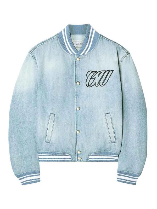 Off-White Veste Casual - Bleu