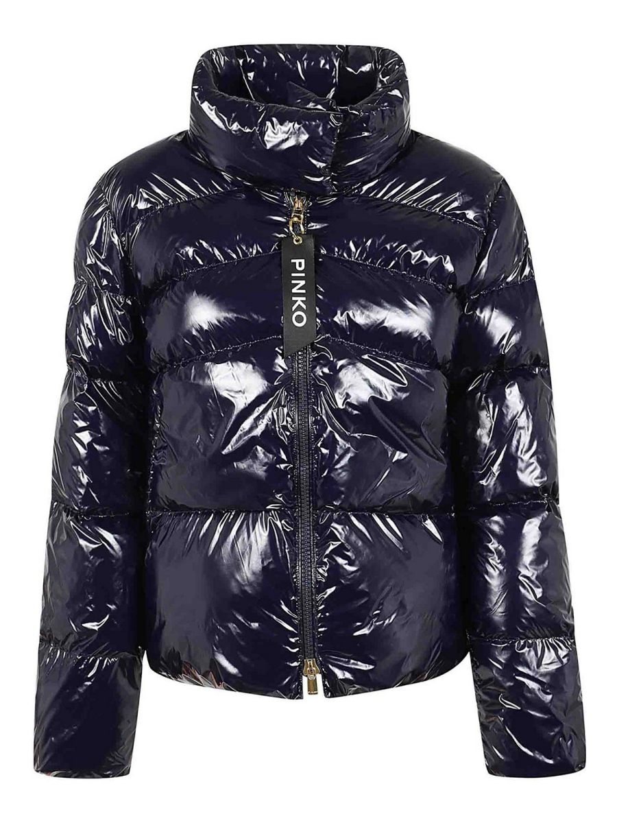 Pinko Manteau Court - Bleu