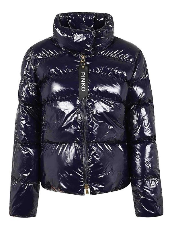 Pinko Manteau Court - Bleu