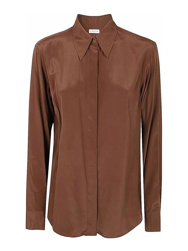 Dries Van Noten Chemise - Marron