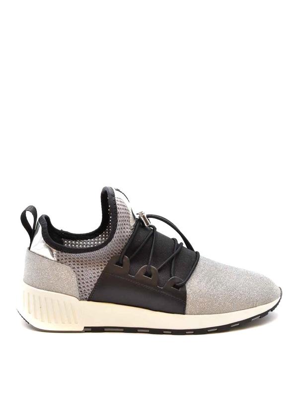 Sergio Rossi Baskets - Argent