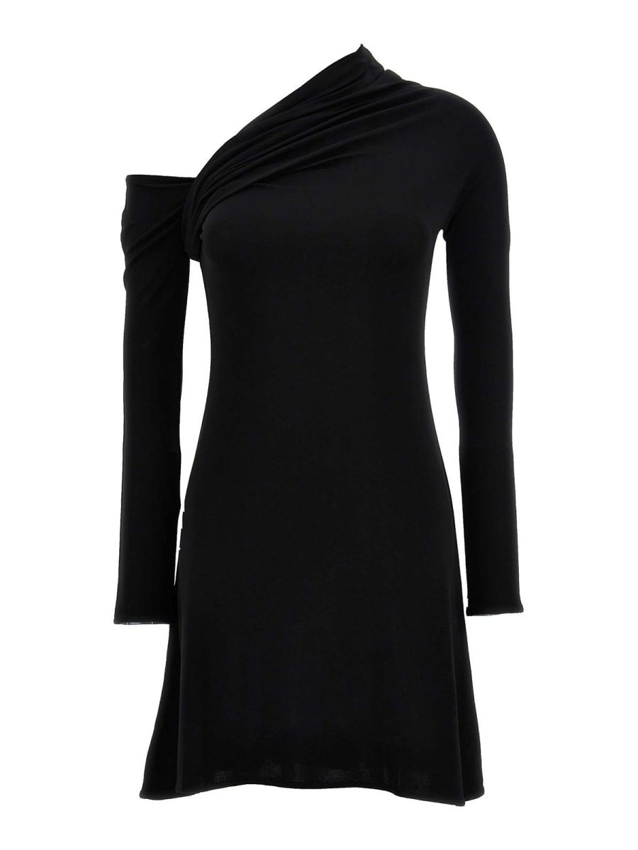Courreges Robe Courte - Noir