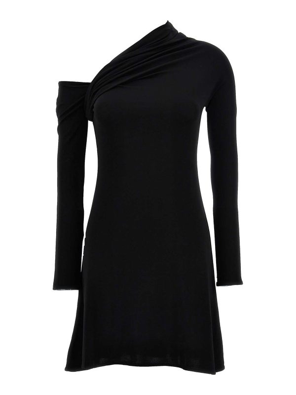Courreges Robe Courte - Noir