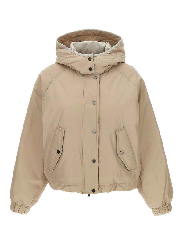 Brunello Cucinelli Blouson Rembourré - Beige