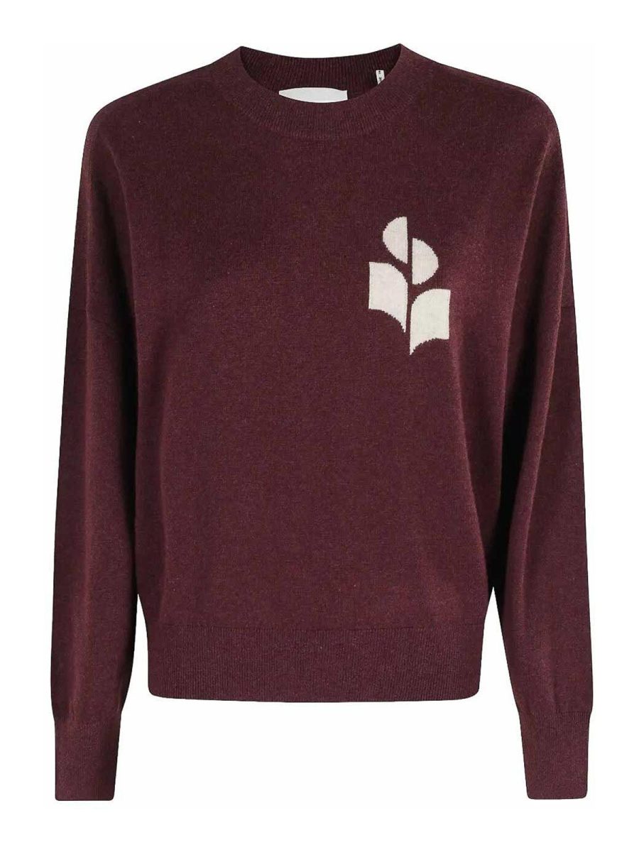 Isabel Marant Etoile Pull Col Rond - Bordeaux