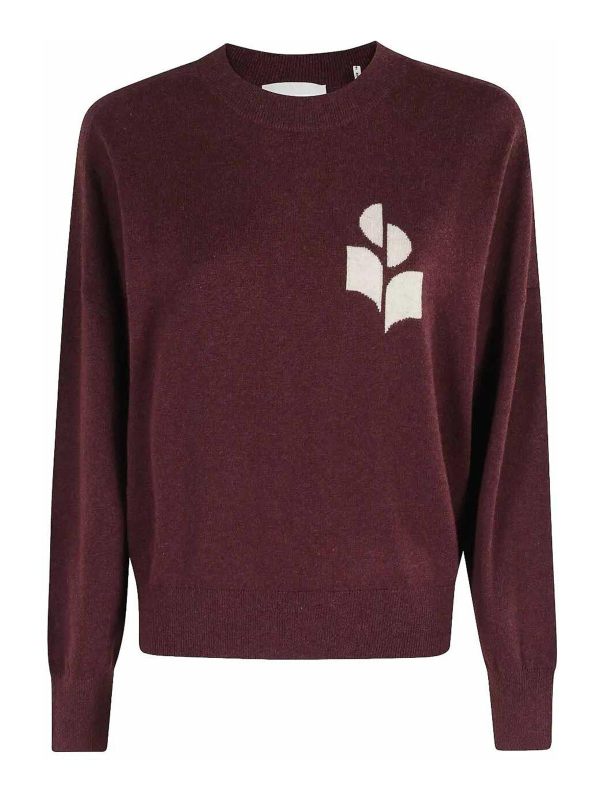 Isabel Marant Etoile Pull Col Rond - Bordeaux