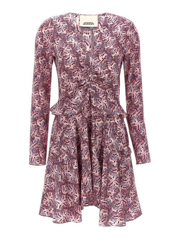 Isabel Marant Robe Au Genou - Multicolore