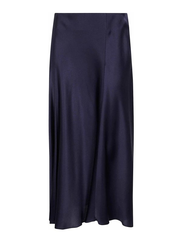 Alberta Ferretti Jupe Midi - Bleu