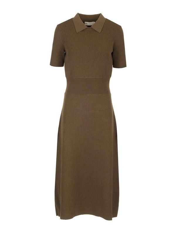 Tory Burch Robe Au Genou - Vert