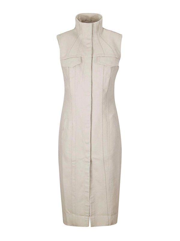 Marques' Almeida Robe Au Genou - Beige