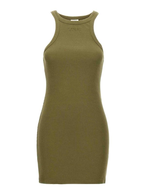 Vetements Robe Au Genou - Vert