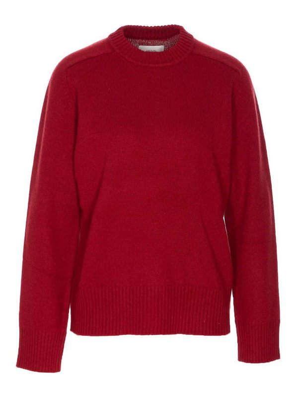 Loulou Studio Pull Col Rond - Rouge