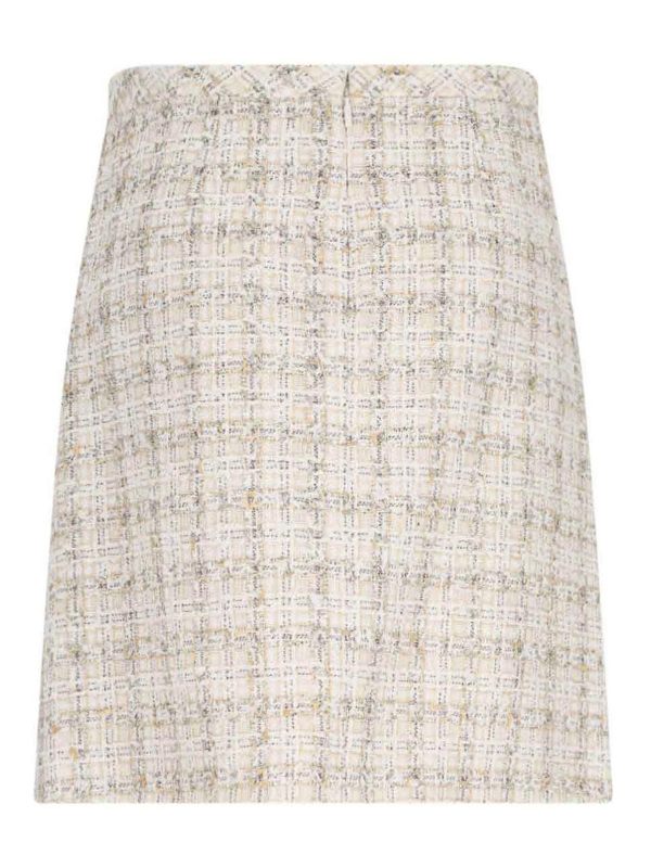 Versace Mini Jupe - Blanc