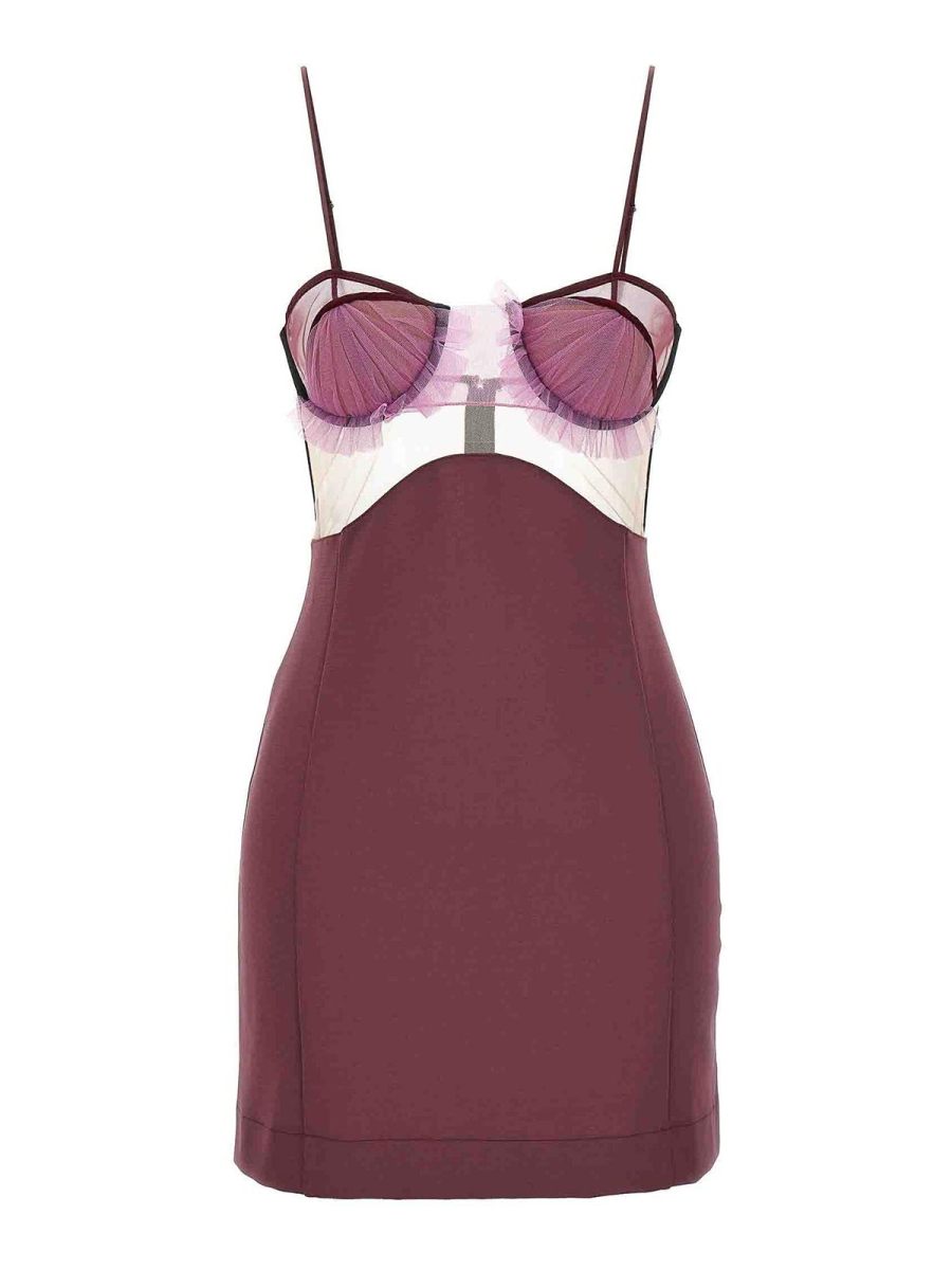 Nensi Dojaka Robe Courte - Violet