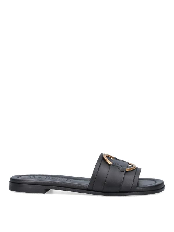 Moncler Sandales - Noir