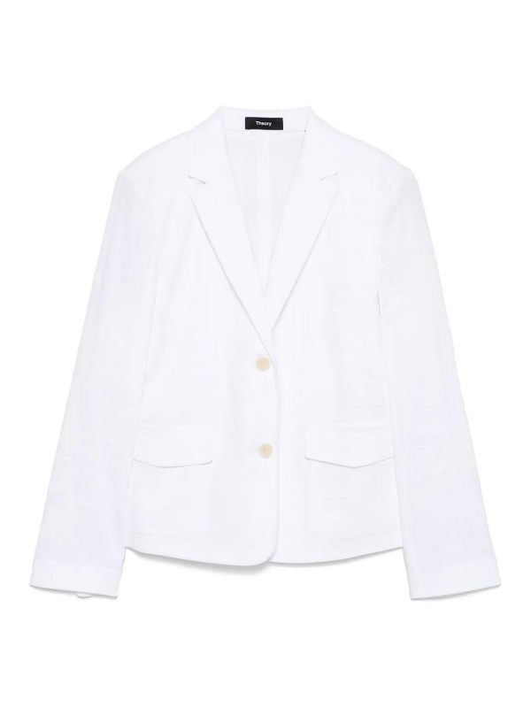 Theory Veste Casual - Blanc