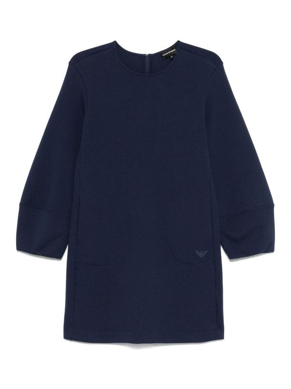 Emporio Armani Robe Courte - Bleu