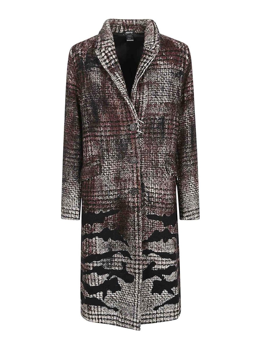 Avant Toi Manteau Au Genou - Marron