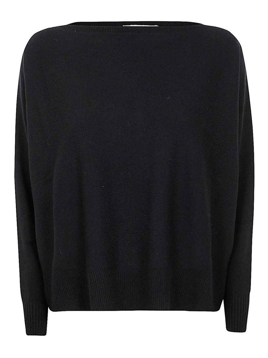 D. Exterior Pull Col Rond - Noir