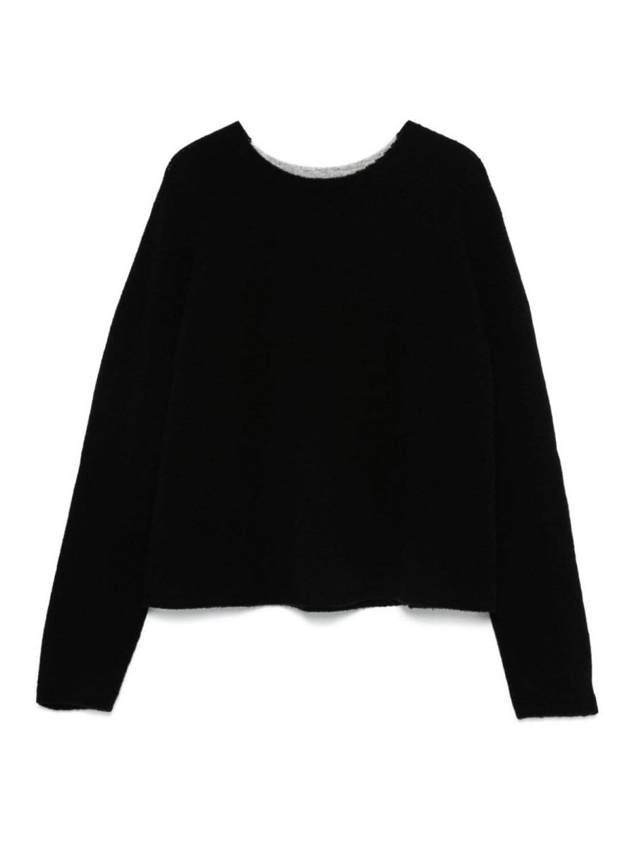 Semicouture Pull Col Rond - Gris