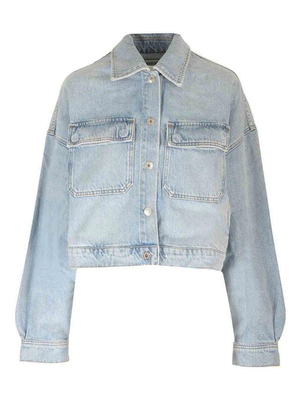 Agolde Veste Casual - Bleu Clair