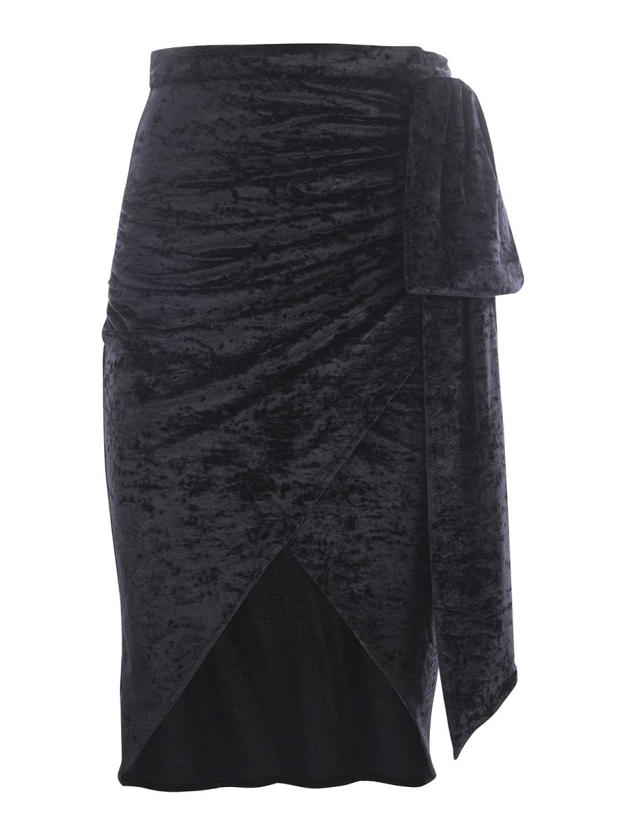 Amen Jupe Midi - Noir