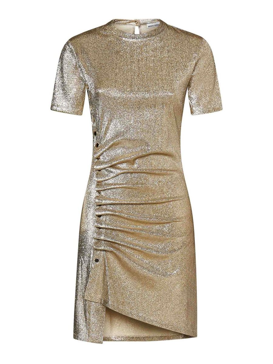 Rabanne Robe Courte - Or