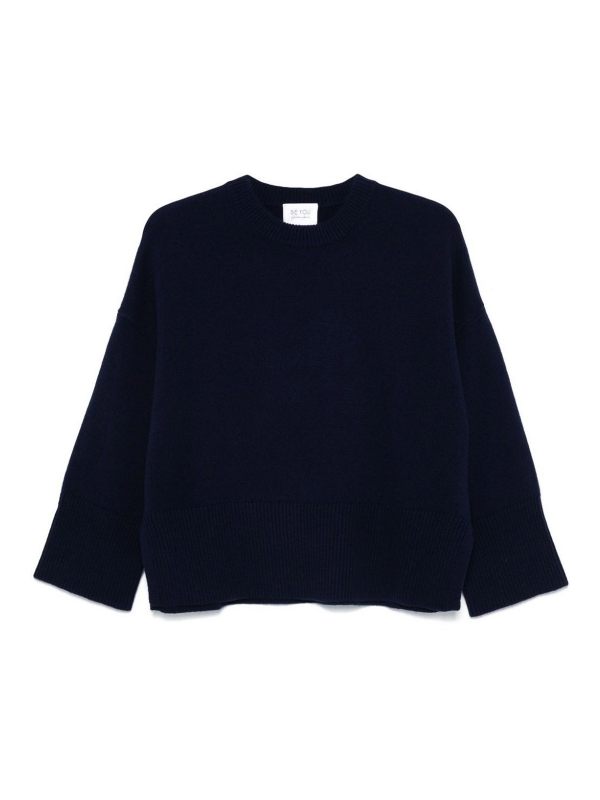 Be You Pull Col Rond - Bleu