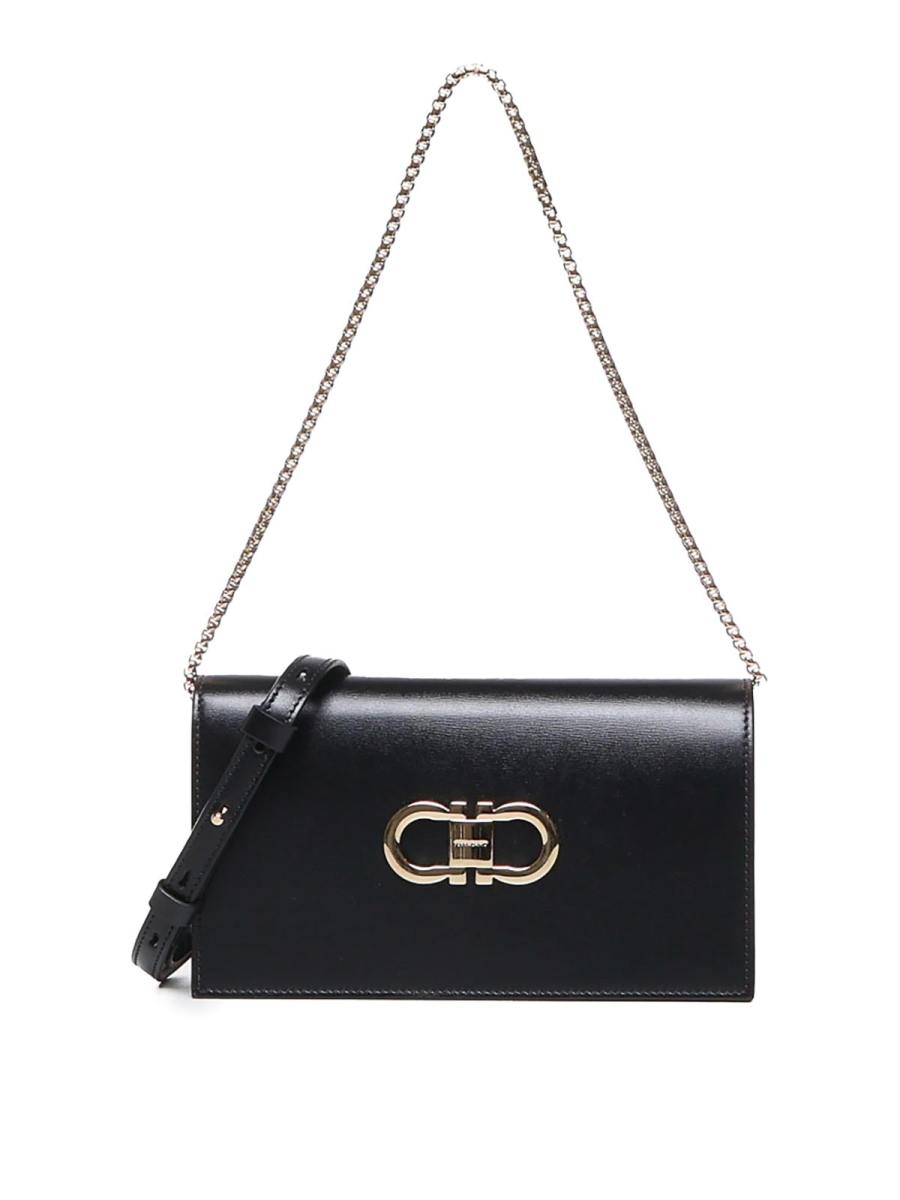 Salvatore Ferragamo Sac Bandoulière - Noir
