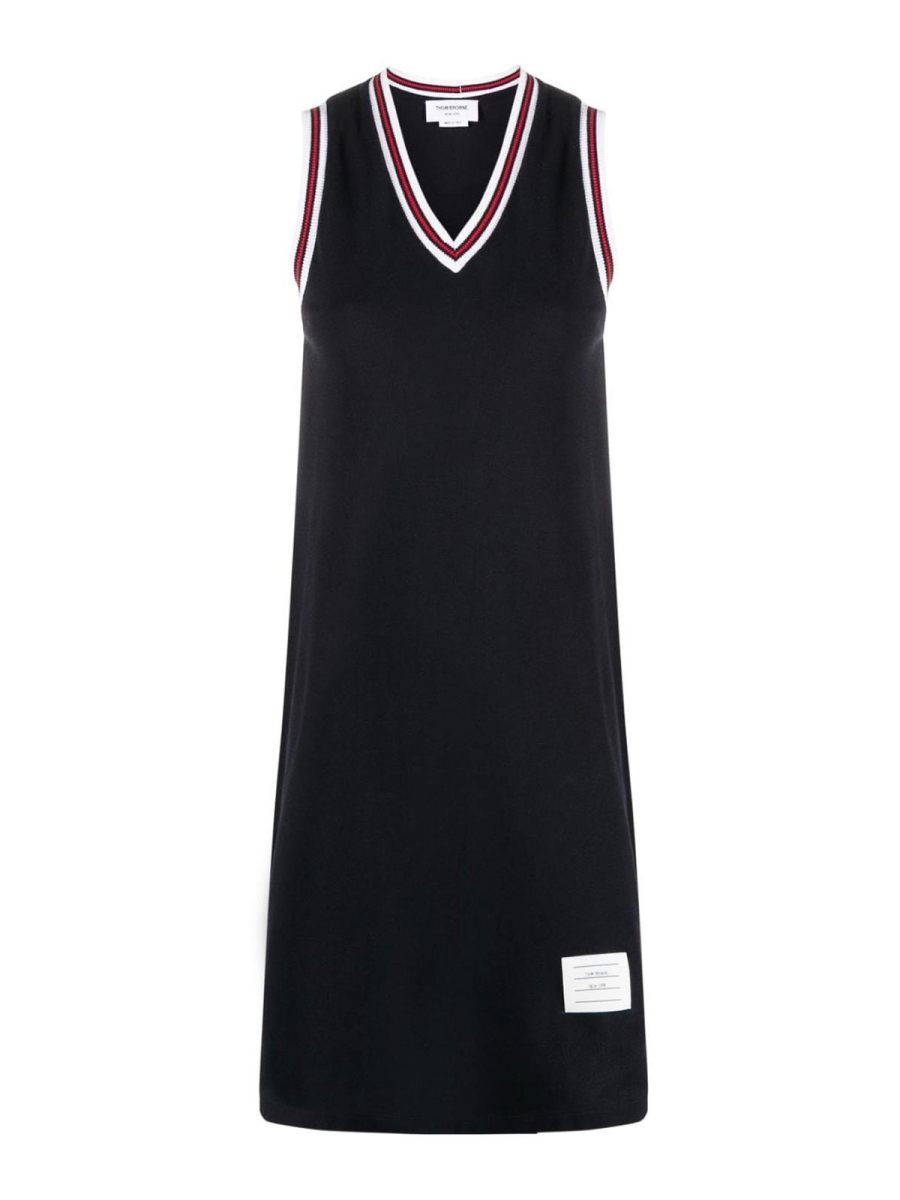 Thom Browne Robe Au Genou - Bleu