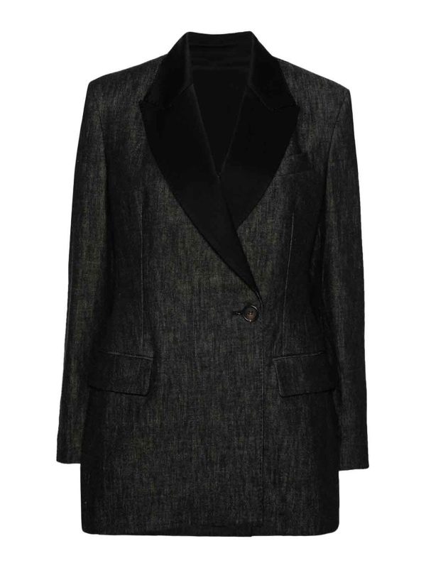 Brunello Cucinelli Veste Casual - Foncé Délavé