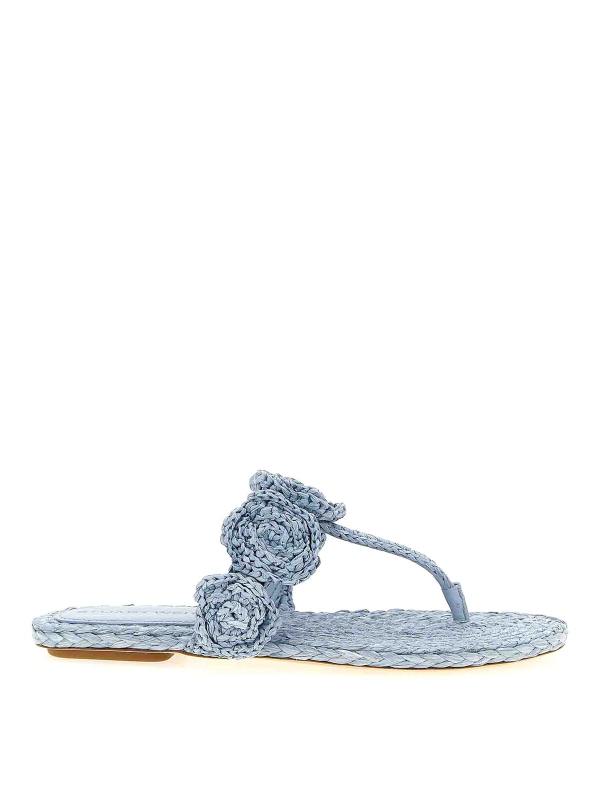 Stuart Weitzman Tongs - Bleu Clair