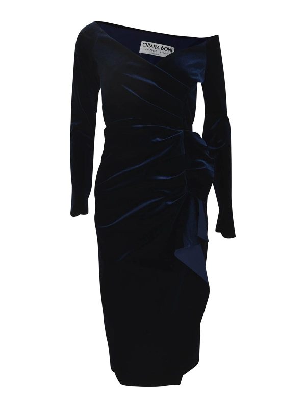 Chiara Boni La Petite Robe Robe Au Genou - Bleu