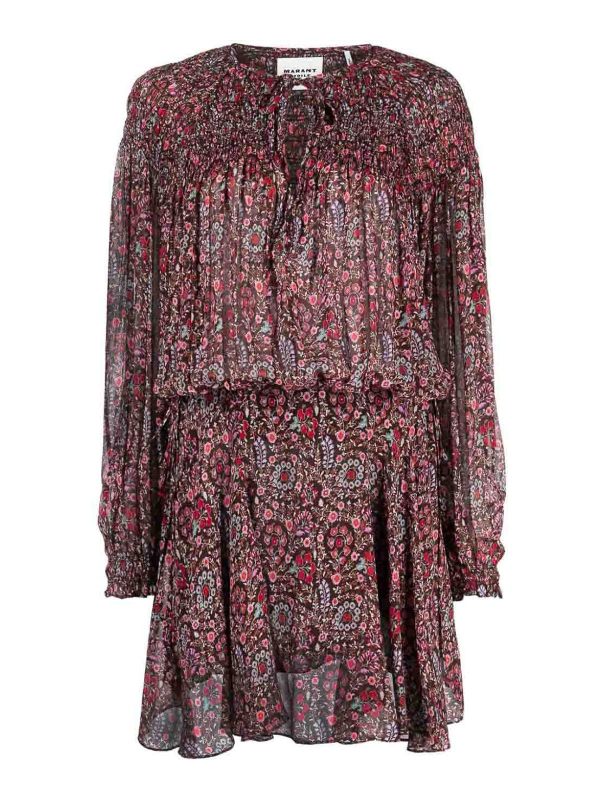 Isabel Marant Etoile Robe Courte - Marron