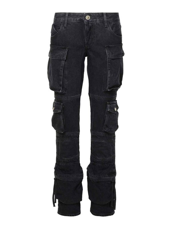 The Attico Jean Bootcut - Noir