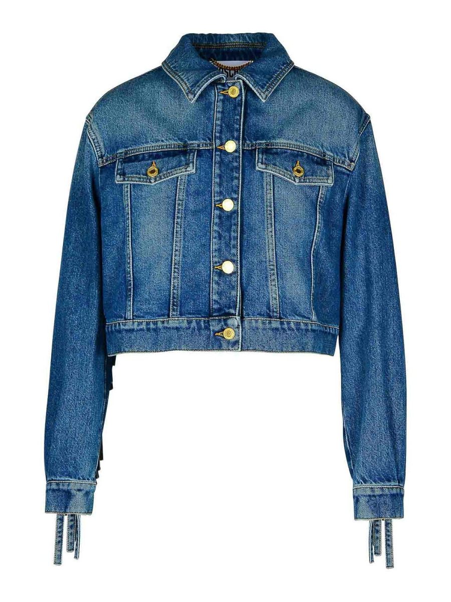 Moschino Veste En Jean - Bleu