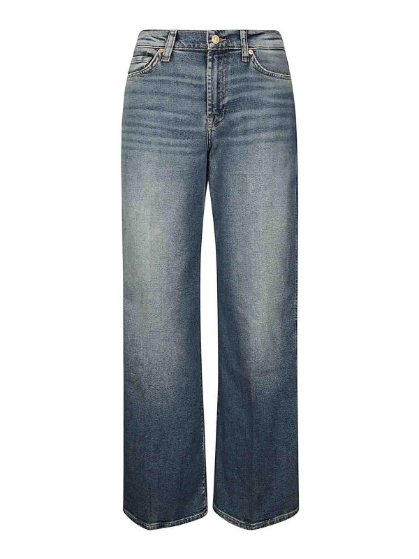 7 For All Mankind Jean Bootcut - Bleu Foncé