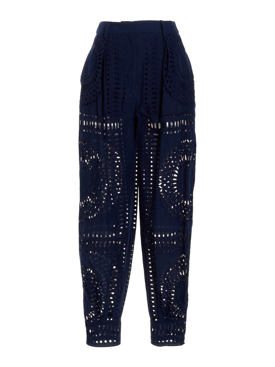 Alberta Ferretti Pantalons Décontractés - Bleu