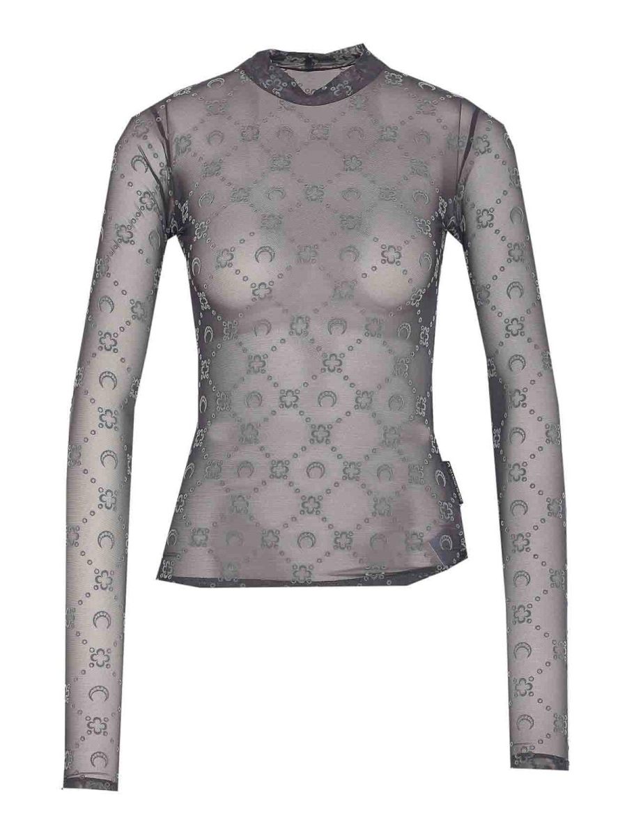Marine Serre Top - Gris