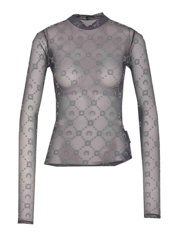 Marine Serre Top - Gris