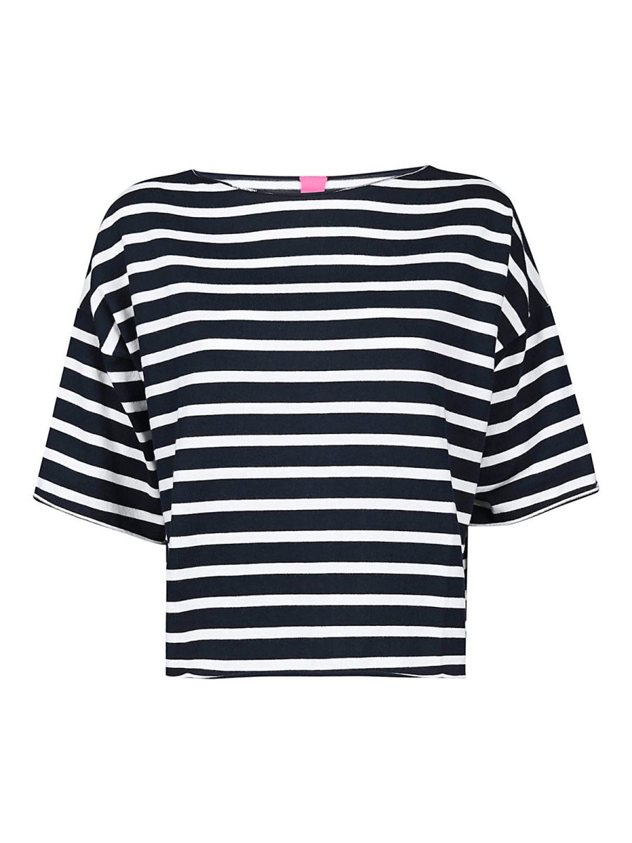 Alessandro Aste Pull Col Rond - Bleu