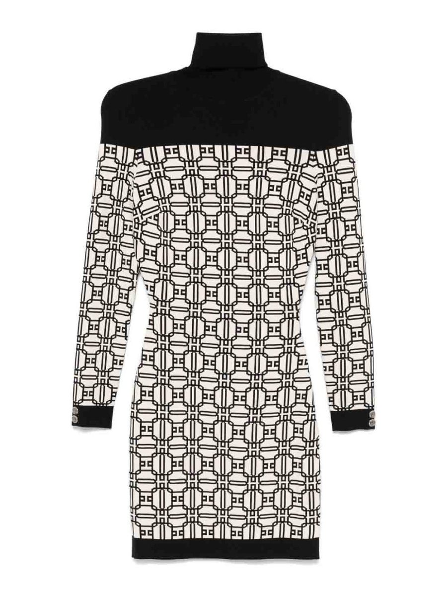 Elisabetta Franchi Robe Courte - Blanc