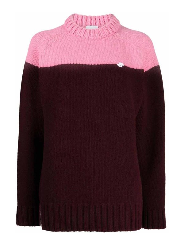 Patou Pull Col Rond - Rouge