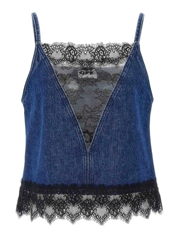 Off-White Top - Bleu
